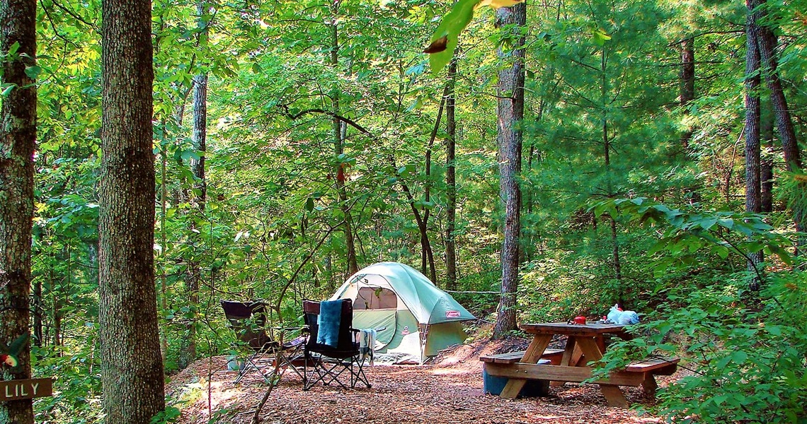 Secluded Tent Sites